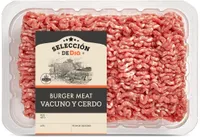 Burger meat vacuno y cerdo