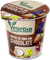Postre de coco con chocolate