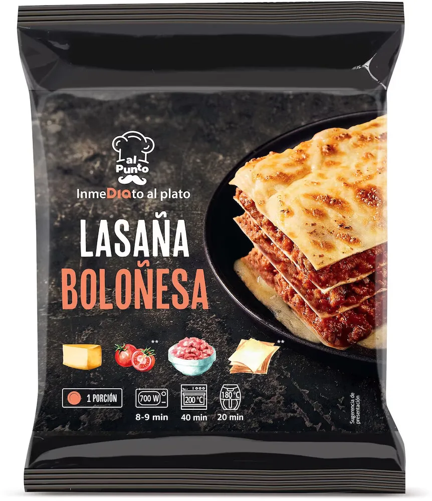 Lasaña boloñesa