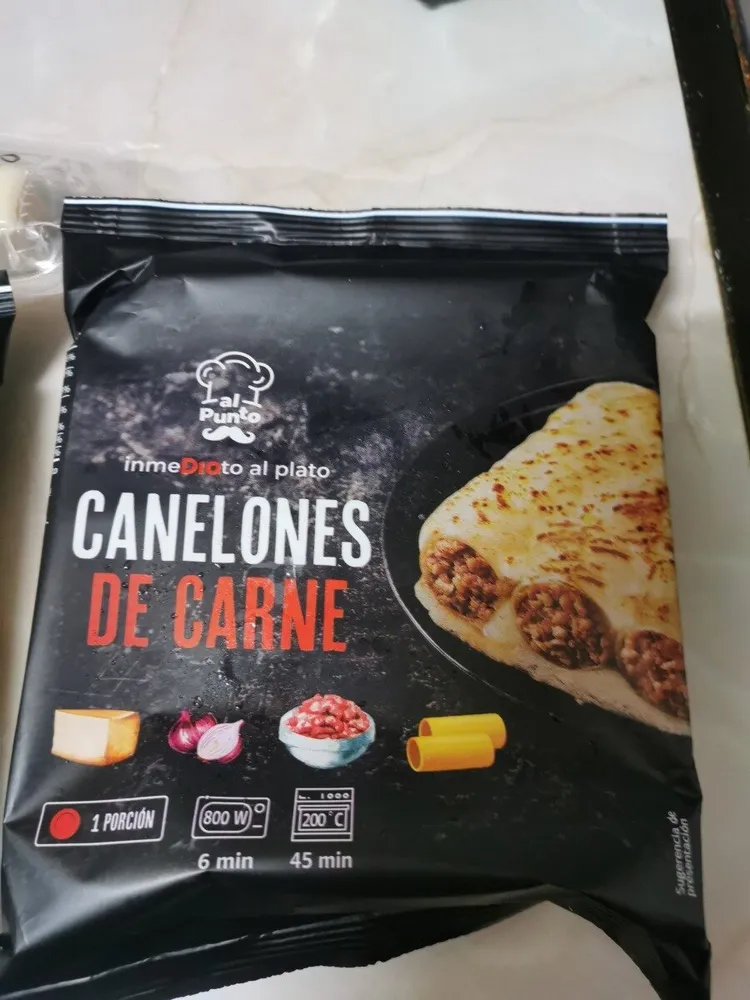 Canelones de carne