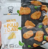 Nuggets de pollo y queso
