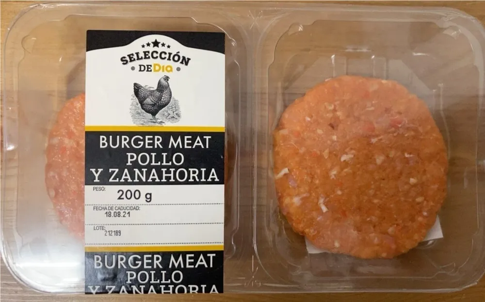 Burger Meat pollo y zanahoria