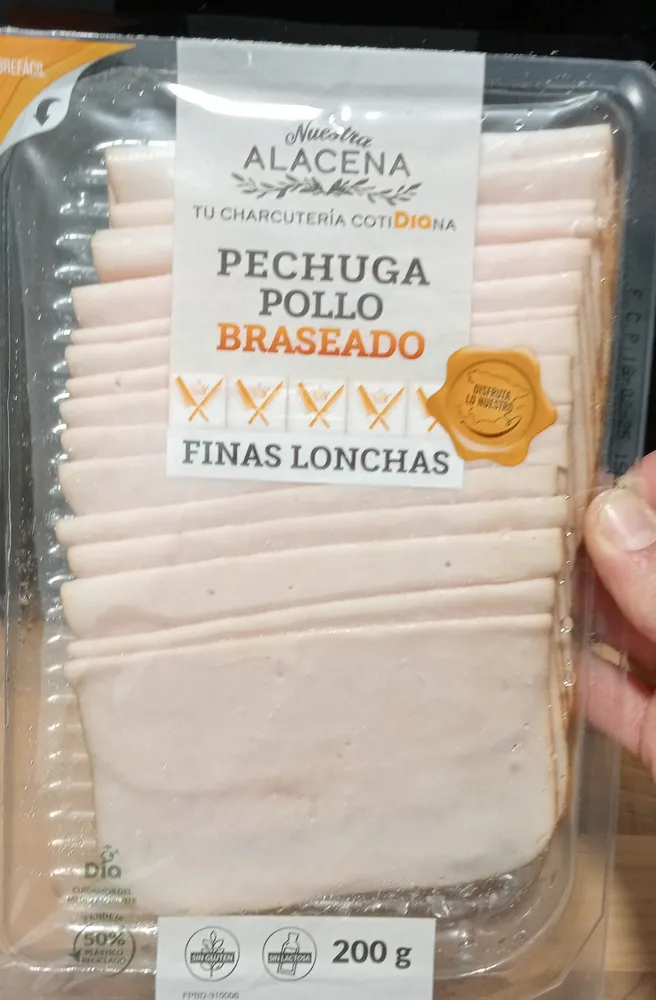 Pechuga de pollo braseado