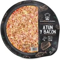Pizza atún y bacon