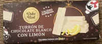 Turrón de Chocolate Blanco con Limón