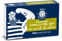 Filetes de caballa del sur en aceite de oliva