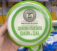 Queso fresco bajo en sal