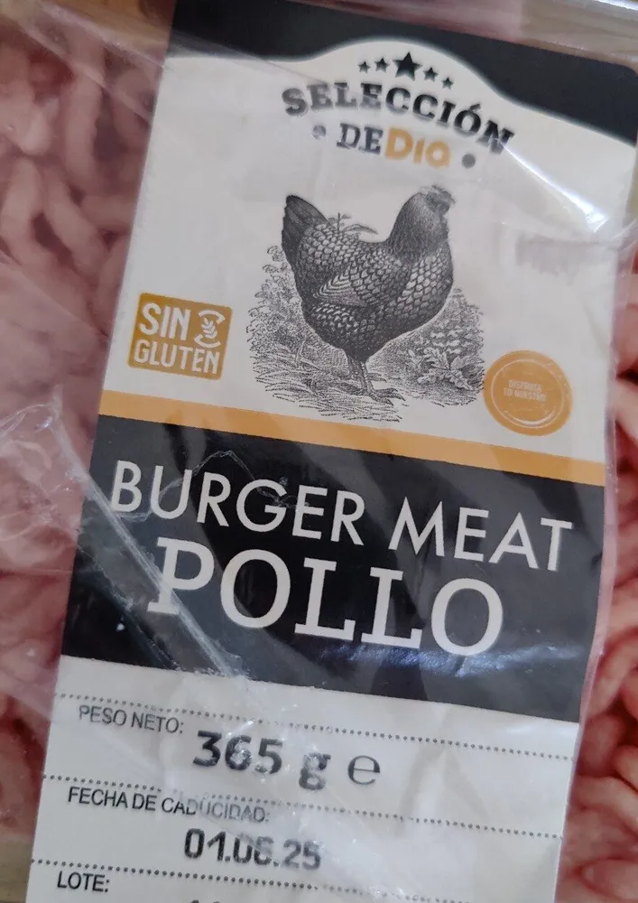 Burger meat pollo y pavo