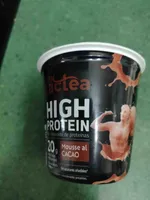 Mousse de cacao alta en proteínas