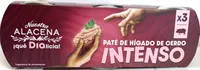 Paté de hígado de cerdo intenso