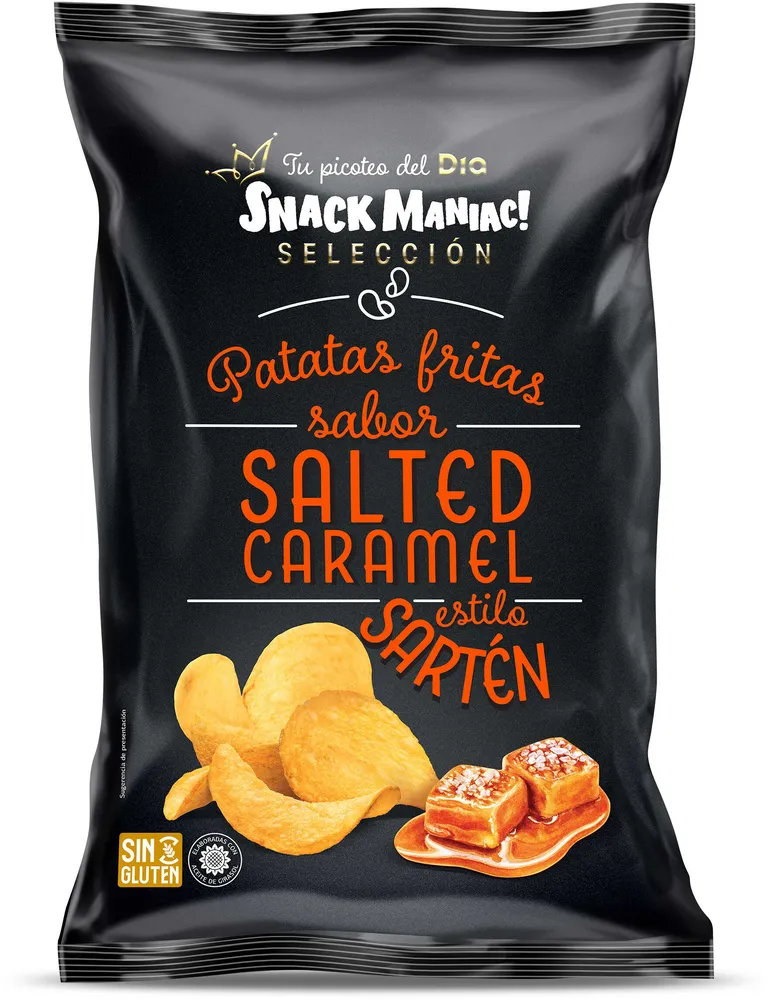 Patatas fritas sabor caramelo salado