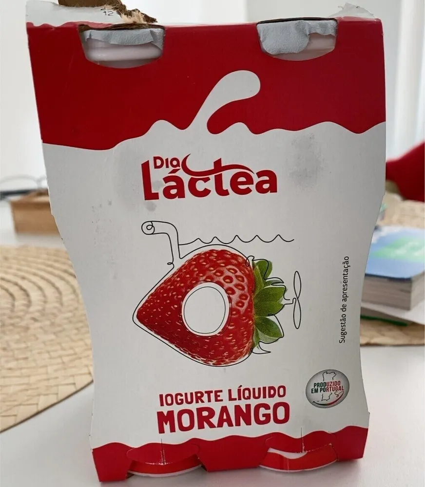 Iogurte liquido morango