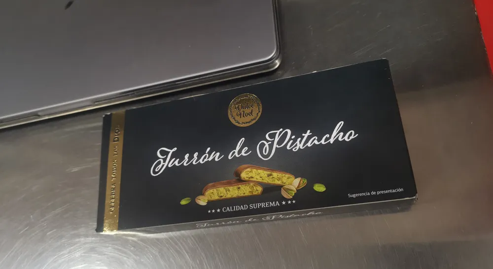 Dolce noel turron de pistacho