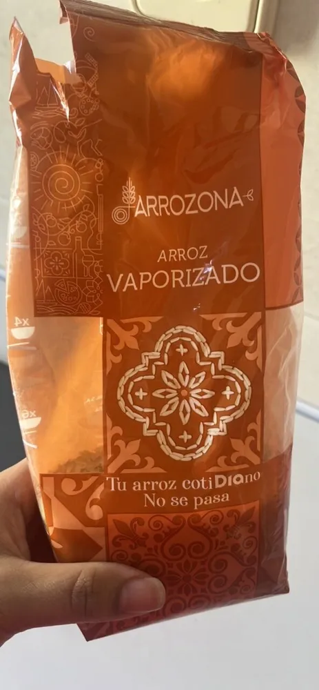 Arroz vaporizado