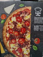 Pizza con carne de vacuno