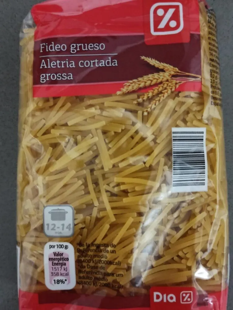 Fideo grueso