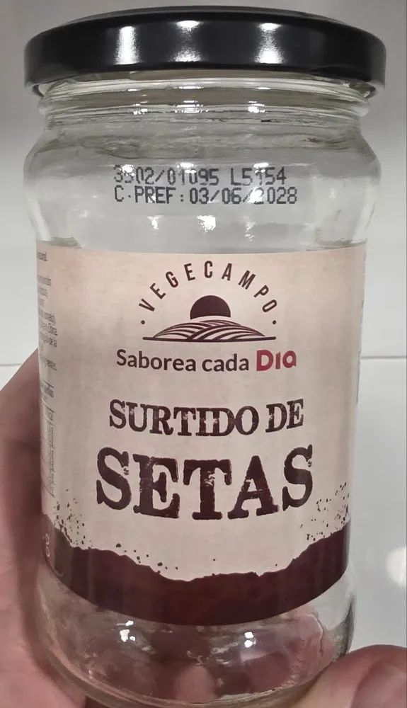 Surtido de setas