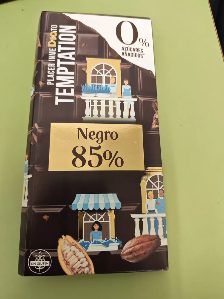 Chocolate Negro 85% 0% Sucre