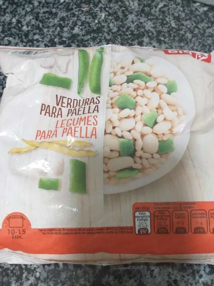 Verduras para paella