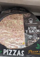 Pizza atún y bacon