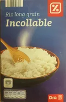 Riz long grain incollable