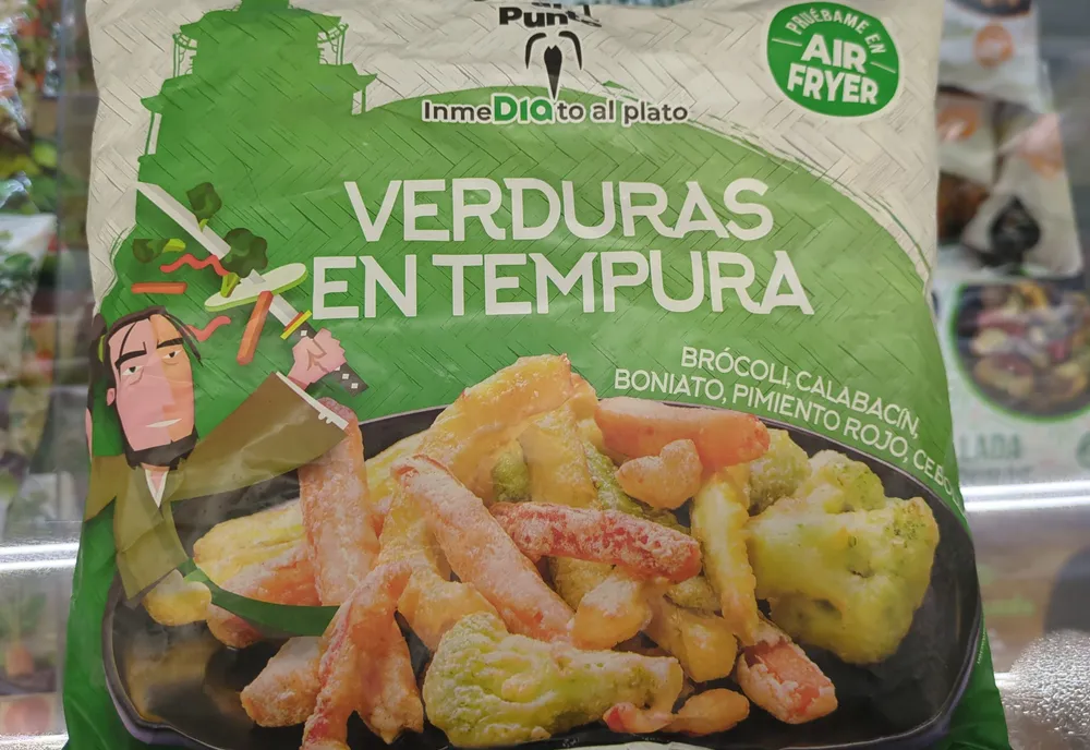 verduras en tempura