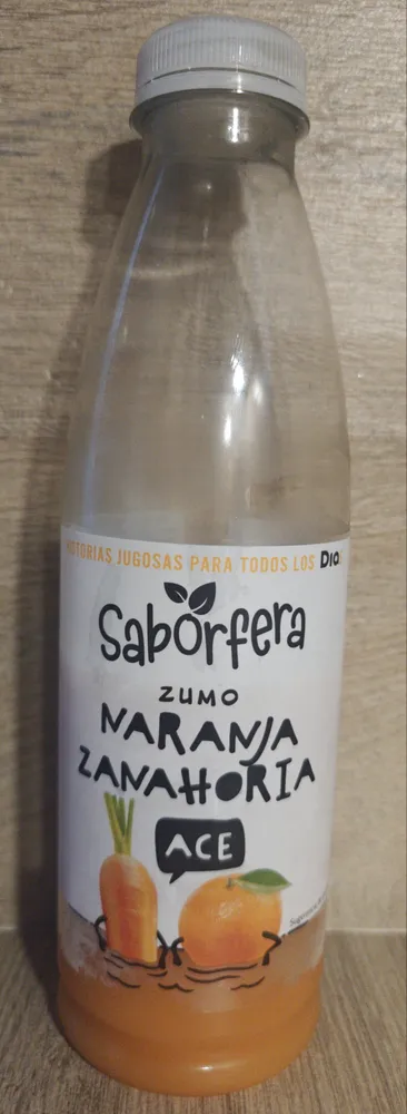Zumo naranja zanahoria ACE