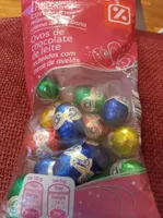 Huevos de chocolate con leche