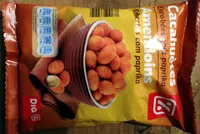 Cacahuètes enrobées goût paprika