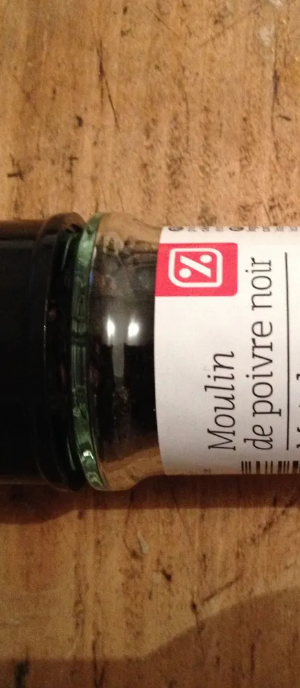 Moulin de poivre noir