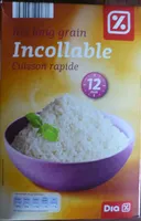 Riz long grain incollable