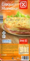 Croque monsieur jambon-fromage