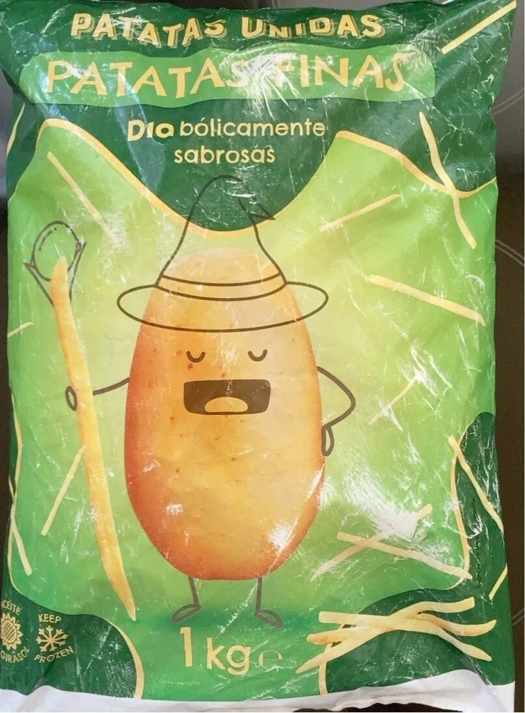 Patatas Finas Prefritas ultracongeladas