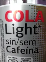 Cola light sin cafeína