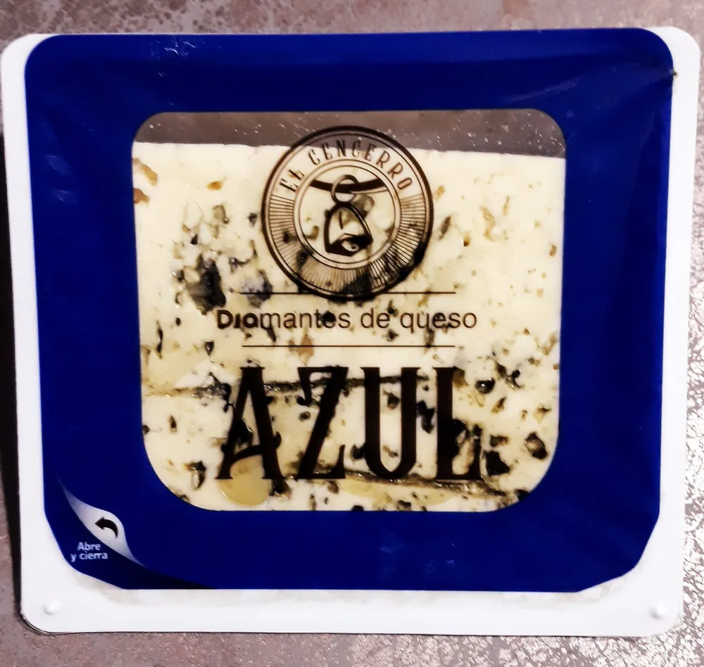Diamantes de queso azul