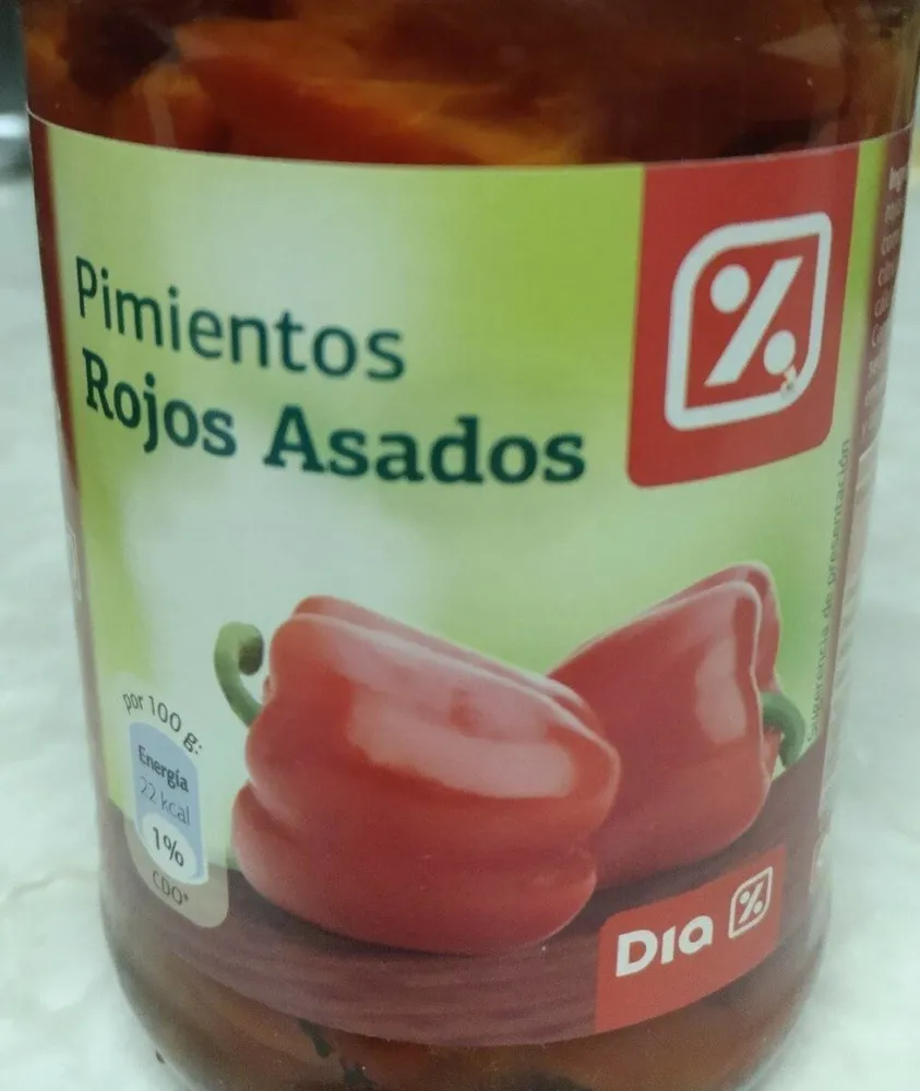 Pimientos rojos asados Dia