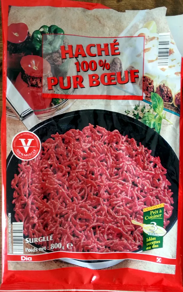 Haché 100% pur boeuf