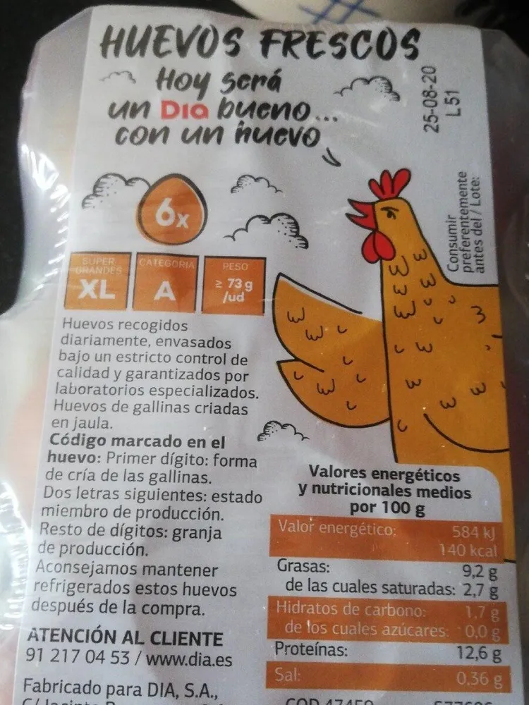 Huevos XL