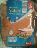 Pain de mie nature spécial sandwich