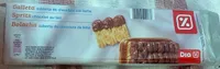 Galleta cubierta de chocolate con leche