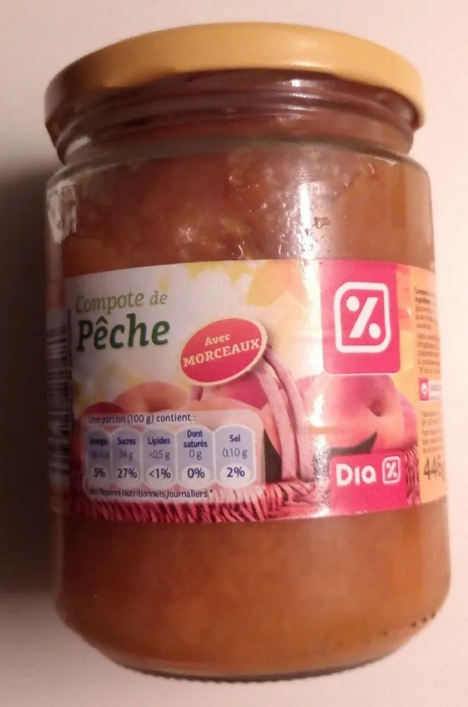 Compote de pêche