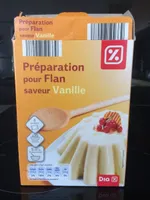 Preparation pour flan saveur vanille