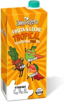 Leche y fruta (sin grasas)