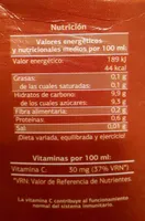 Zumo de naranja 100% con pulpa