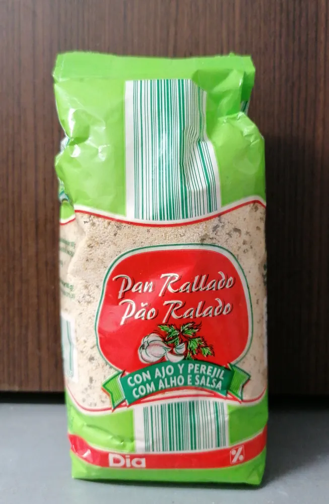 Pan Rallado con ajo y perejil
