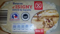 Beurre d'Isigny doux de baratte