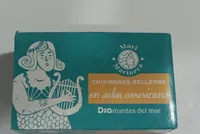 Chipirones rellenos en salsa americana