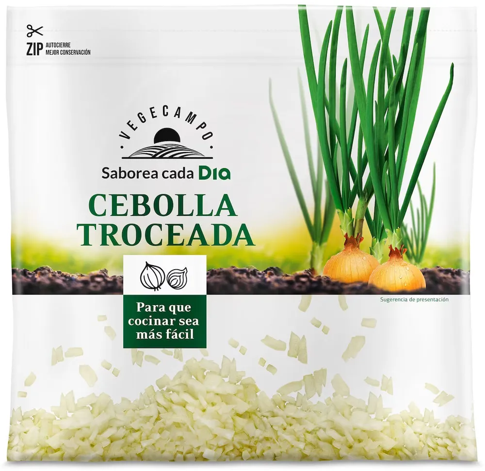 Cebolla cortada