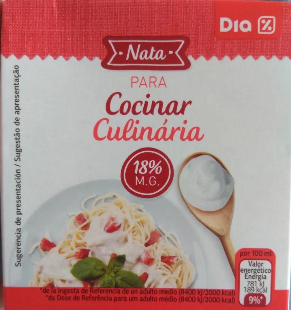 Nata para cocinar