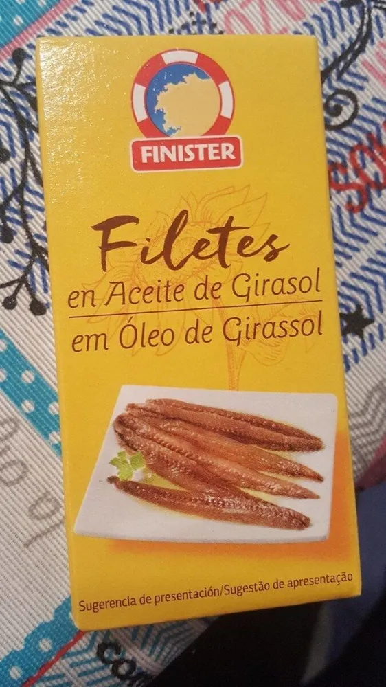 Filetes de anchoa en aceite de girasol